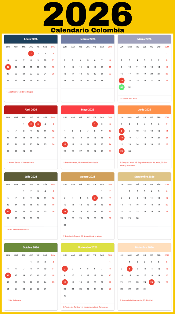 calendario 2026 1 calendario 2026