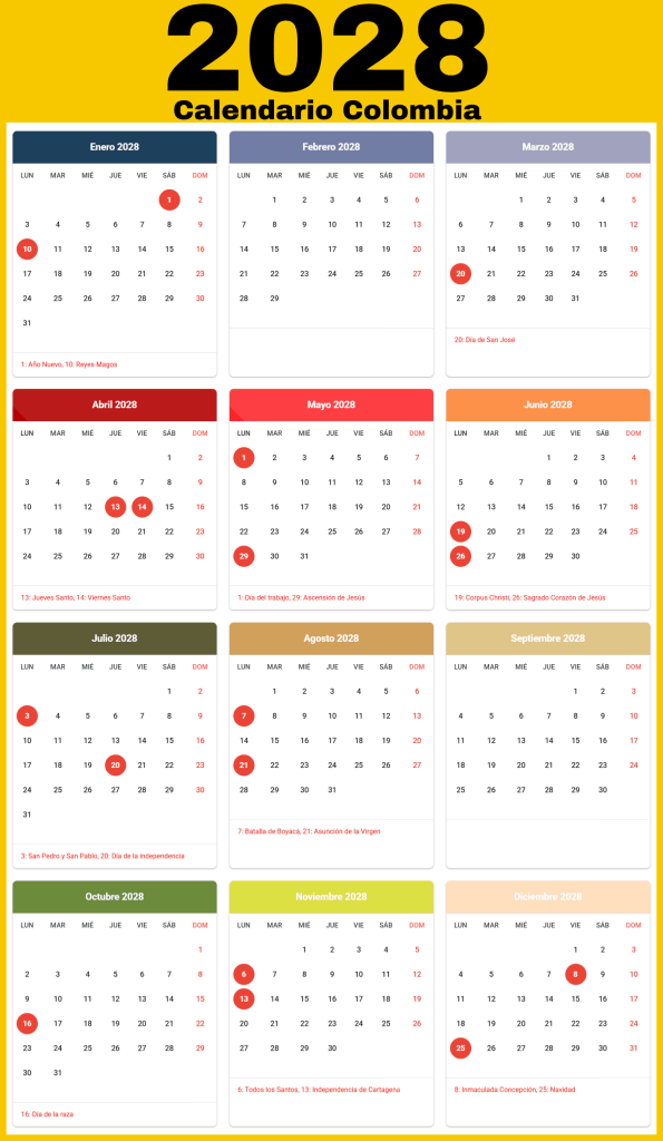 calendario 2028